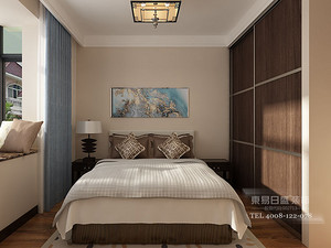 新中式风格卧室装修效果图
