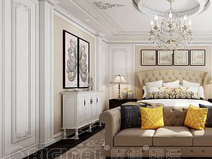 美式风格风格卧室装修效果图