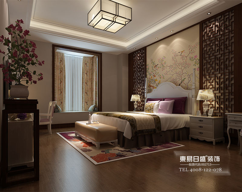 新中式风格卧室2