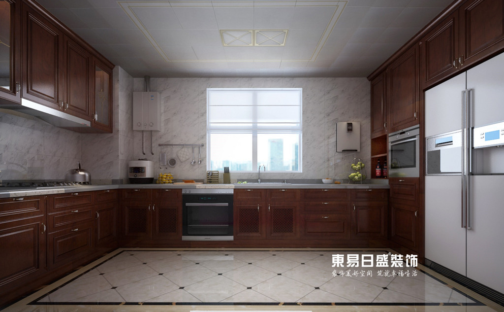 浮来春公馆230平米-中式风格装修-厨房效果图