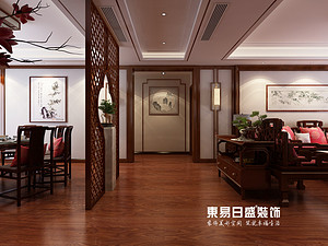 中式风格门厅装修效果图