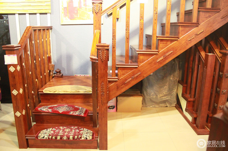 巴罗雅 橡胶木楼梯图片