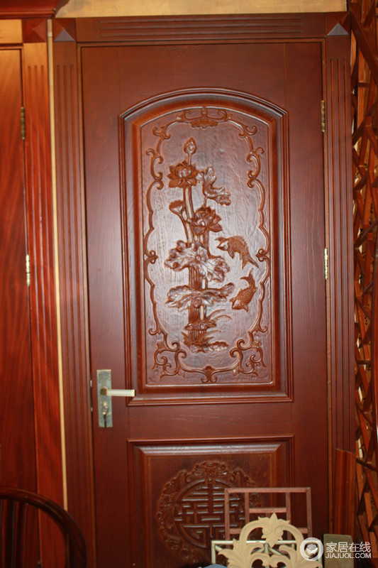 东阳古艺木雕 实木雕刻门图片