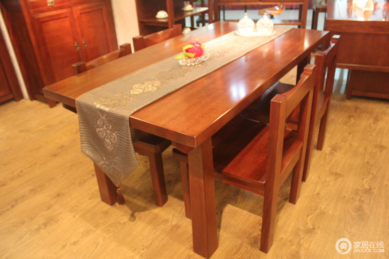 欧嘉璐尼实木系列bmwf601餐桌