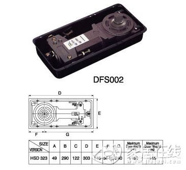 赛戈 DFS002闭门器
