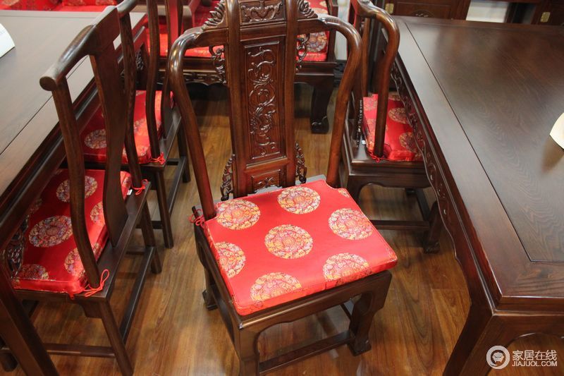 江南神龙 SL 雕刻餐椅图片