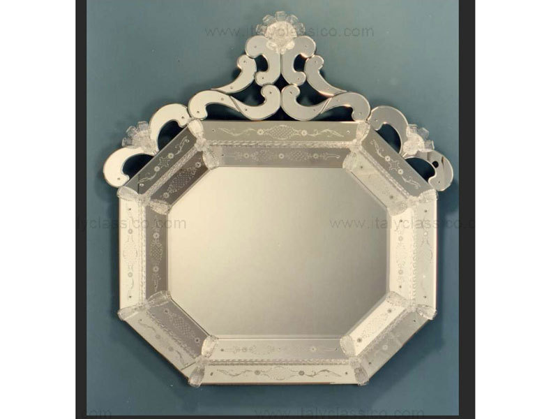 姆莱诺艺术 手工镜子 金色菱形图片