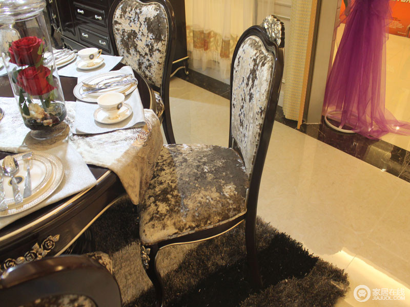 郁金香 FL玫瑰餐椅图片