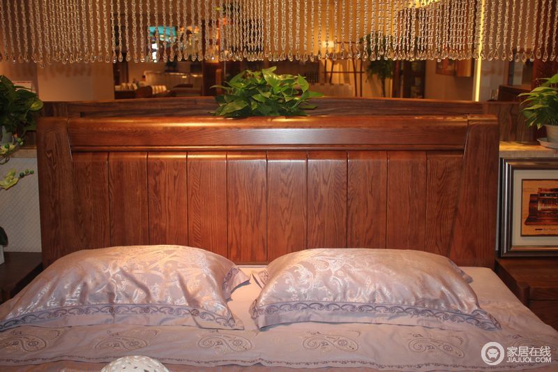 珍荣家私 西雅图B-101双人床头图片