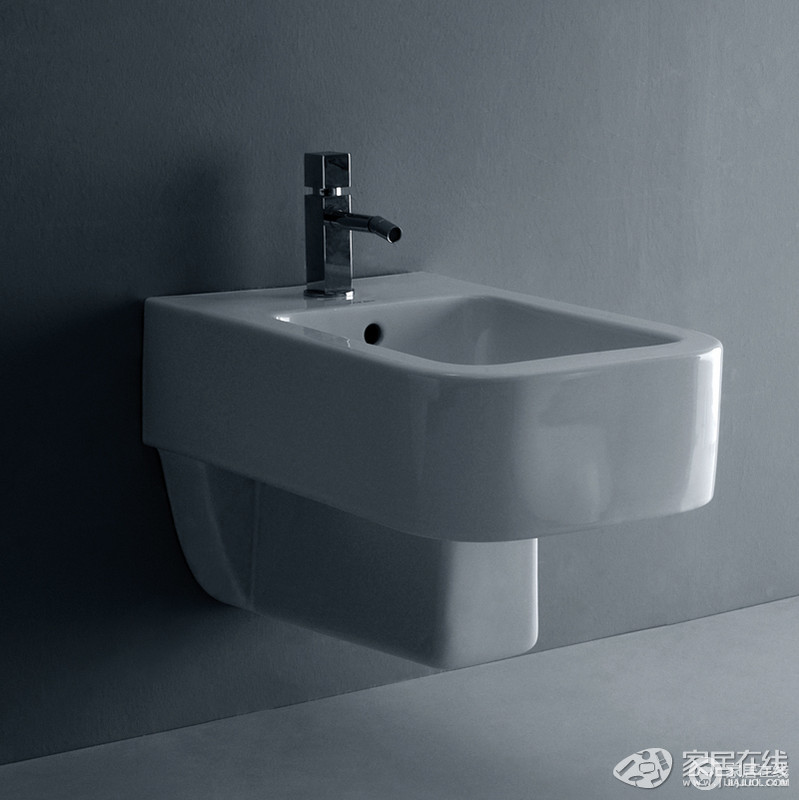 卫浴 净身器 伊丽 天智系列 伊丽 天智系列 W5204H隐藏式挂墙妇洗器