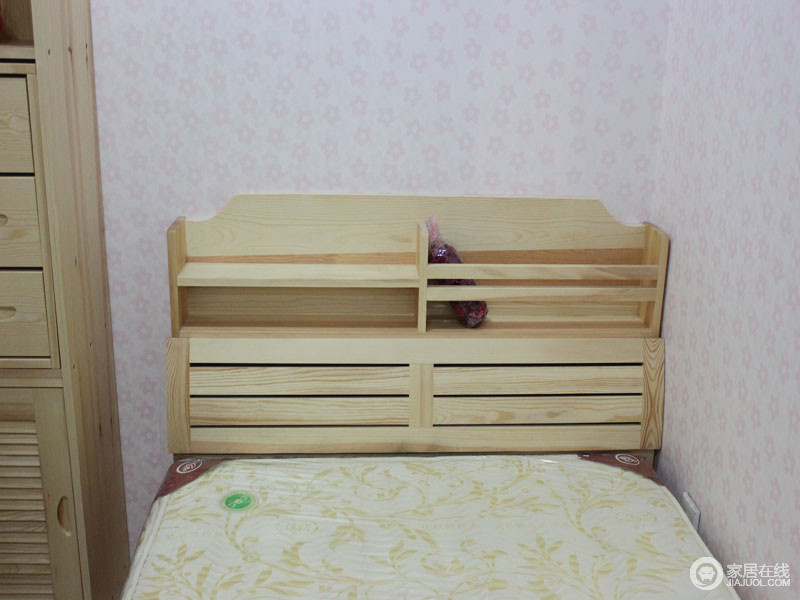 宏达实木 单人箱式床图片