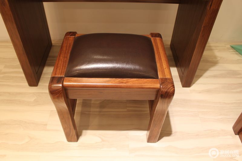 奈菲 乌金木 妆椅图片