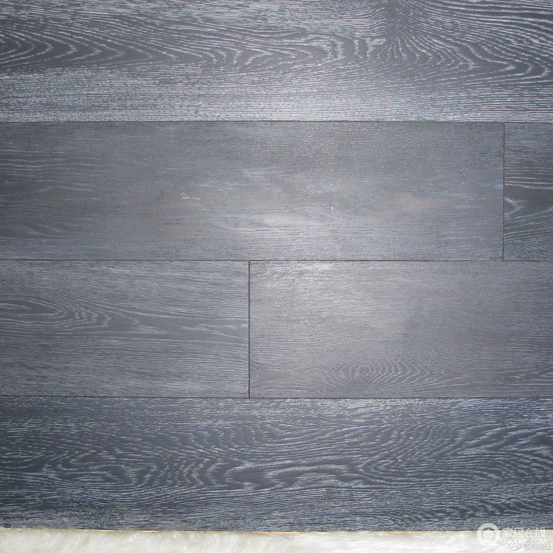 地板 实木层压地板 安佳圣木 ZY系列 安佳圣木 ZY-013：黑底白油拉丝 三层地板