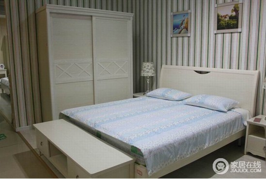 华源轩 白色乡村系列 卧室套家具图片
