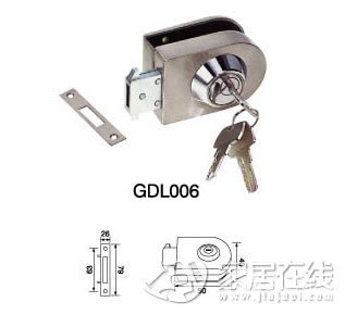 赛戈 GDL006玻璃门锁
