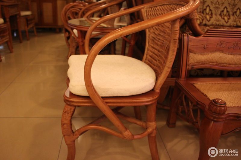 藤艺坊 咖啡休闲椅（1+1+茶几）图片